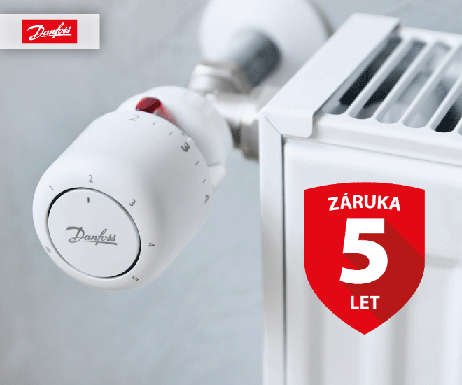 S termostatickými hlavicemi a ventily Danfoss ušetříte
