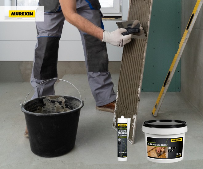 Stavební materiály pro stavbu doporučuje Murexin