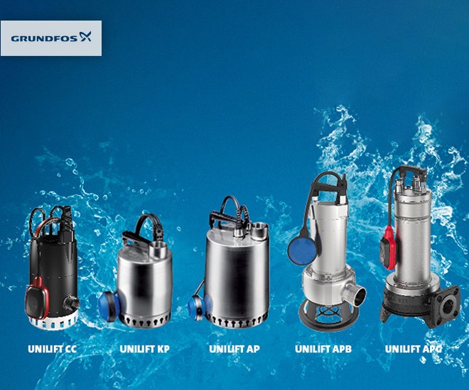 Grundfos má řešení na kaly i velkou vodu