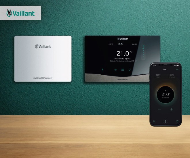 Chytré topení s aplikací myVAILLANT